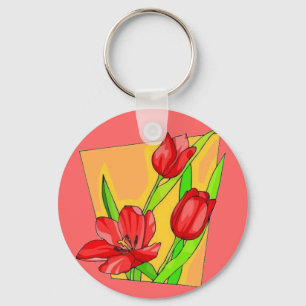 Tulpen Sleutelhanger