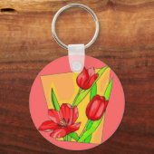 Tulpen Sleutelhanger (Voorkant)