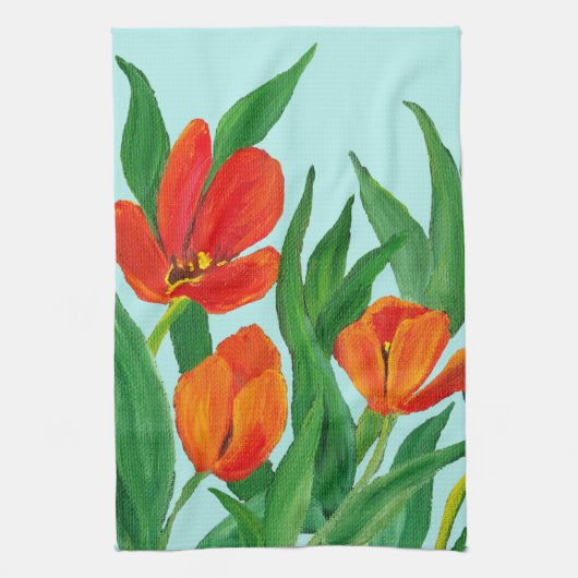 tulpen theedoek (Verticaal)