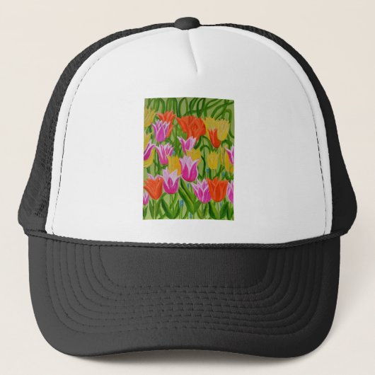 Tulpen Trucker Pet (Voorkant)