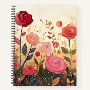 Tulpen tuin fantasie notitieboek
