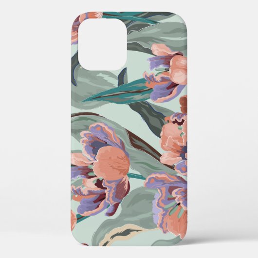 Tulpen Tuin:  grote bloemen Case-Mate iPhone Case (Achterkant)