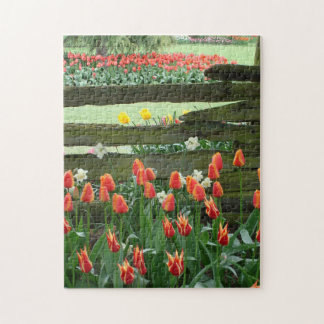Tulpen Tuinen Puzzel, 28 cm x 35,5 cm, 252 stukjes Legpuzzel