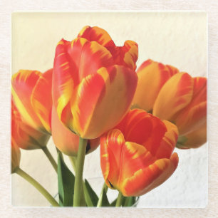 Tulpen uit Banja Luka Glazen Onderzetter