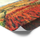 Tulpen uit nederland door Claude Monet Poster (Hoek)