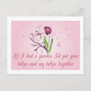 Tulpen Valentijn Briefkaart