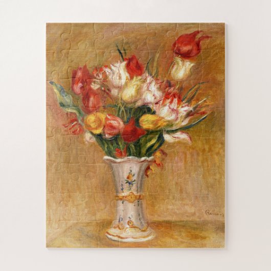 Tulpen van Auguste Renoir Legpuzzel (Verticaal)