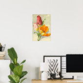 Tulpen van Catherine Klein Poster (Thuiskantoor)