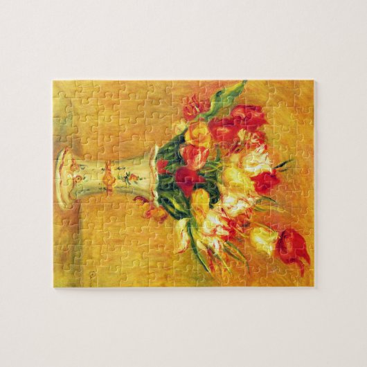 Tulpen van Pierre Renoir, impressionistische kuns Legpuzzel (Horizontaal)