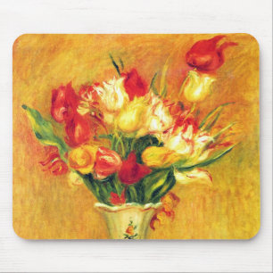 Tulpen van Pierre Renoir,  impressionistische kuns Muismat