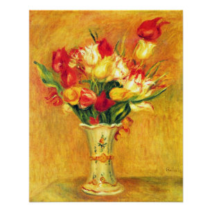 Tulpen van Pierre Renoir,  impressionistische kuns Perfect Poster