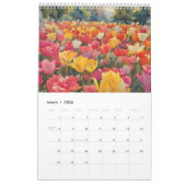 Tulpen veld waterverf schilderij 5 kalender (Mar 2026)