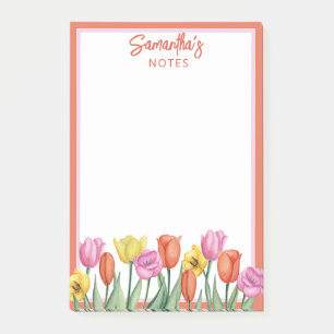 Tulpen Verjaardagsfeestje in bloemenstijl Post-it® Notes