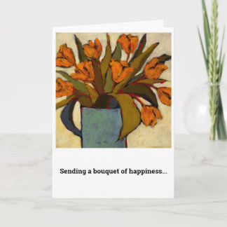 Tulpen Verjaardagskaart Kaart