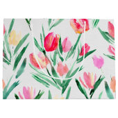 Tulpen voor Tulp Lovers Large Gift Bag Groot Cadeauzakje (Achterkant)