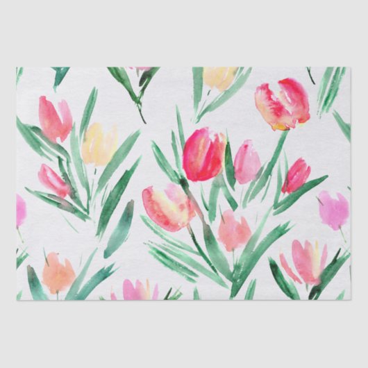 Tulpen voor Tulp Lovers-papier Tissuepapier (Voorkant)