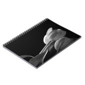 Tulpen voor zwart-wit notitieboek (Linkerzijde)