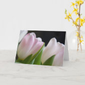 Tulpen • Wenskaart Kaart (Gele Bloem)