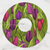 Tulpen Wijnglaslabel (Achterkant)