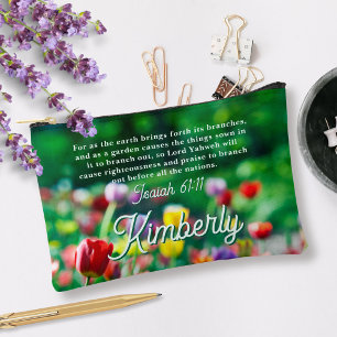 Tulpenbloementuin Bijbelse Schrift gepersonaliseer Etui