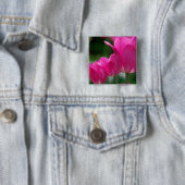 TulpenButton Vierkante Button 5,1 Cm (In situ)