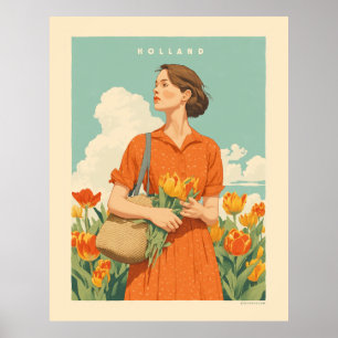 Tulpendromen in Nederland Poster