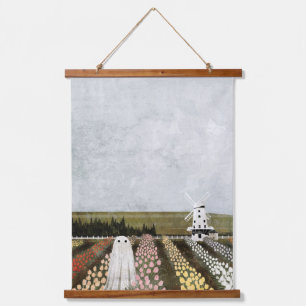 tulpengeest hangend wandkleed