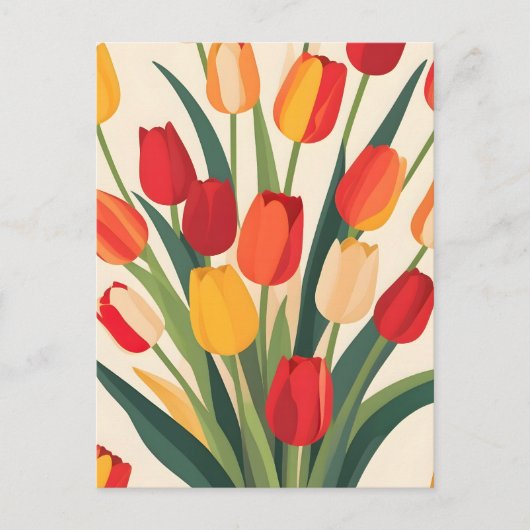 Tulpengloed Briefkaart (Voorkant)