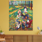 Tulpenherinneringen Canvas Afdruk (Insitu (Woonkamer))