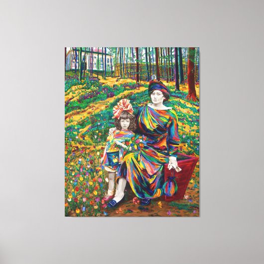 Tulpenherinneringen Canvas Afdruk (Voorkant)