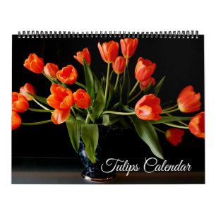 Tulpenkalender in groot formaat kalender