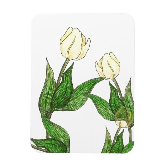 tulpenmagneet magneet (Verticaal)