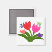 Tulpenmagneet Magneet (Voorkant / Achterkant)