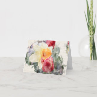 Tulpennarcis Bedankkaart