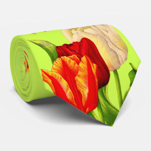 tulpenprint stropdas