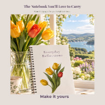 Tulpenreflecties — Crisp White Luxe Journaal