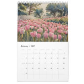 Tulpenveld waterverf schilderij 1 kalender (Feb 2027)