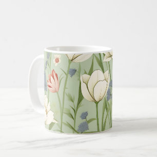 Tulpenweide in Sage Green Koffiemok