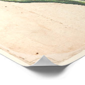 Tulps Antiek Botanical Print Poster (Hoek)