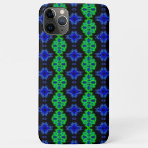 Tulps Artdeco in Retrostijl groen zwart iPhone 11 Pro Max Hoesje
