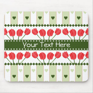 Tulps & Hearts mousepad, aanpassen Muismat