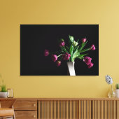 Tulps met schilderkunst canvas afdruk (Insitu (Woonkamer))