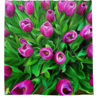 Tulps Shower Curtain Douchegordijn