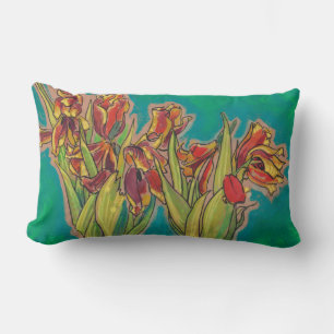 Tulps Sketch Blooming Spring Flowers Floral Art Kussen
