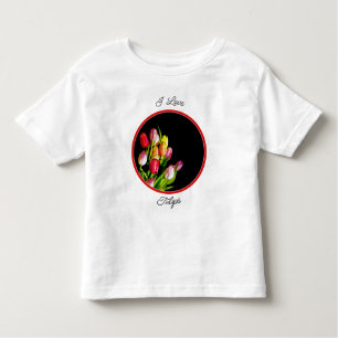 Tulpschilderen - Origineel bloemenkunstschilderij  Kinder Shirts