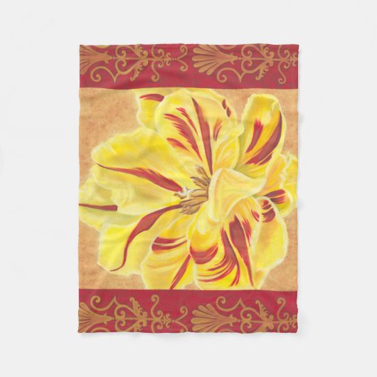 Tulpstroom II Fleece Deken (Voorkant)