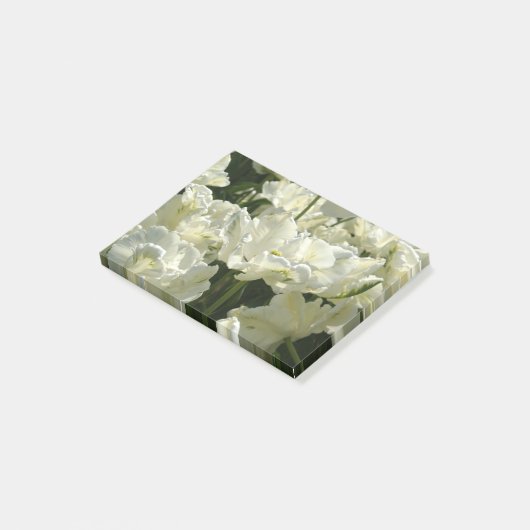 Tulpt het witte post-it® notes (Schuin)