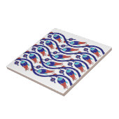 tulptegel tegeltje (Zijkant)