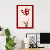 Tulptekening Poster (Thuiskantoor)