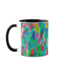 Tulpveld Bloemig Abstract Neon Dopamine Kleur